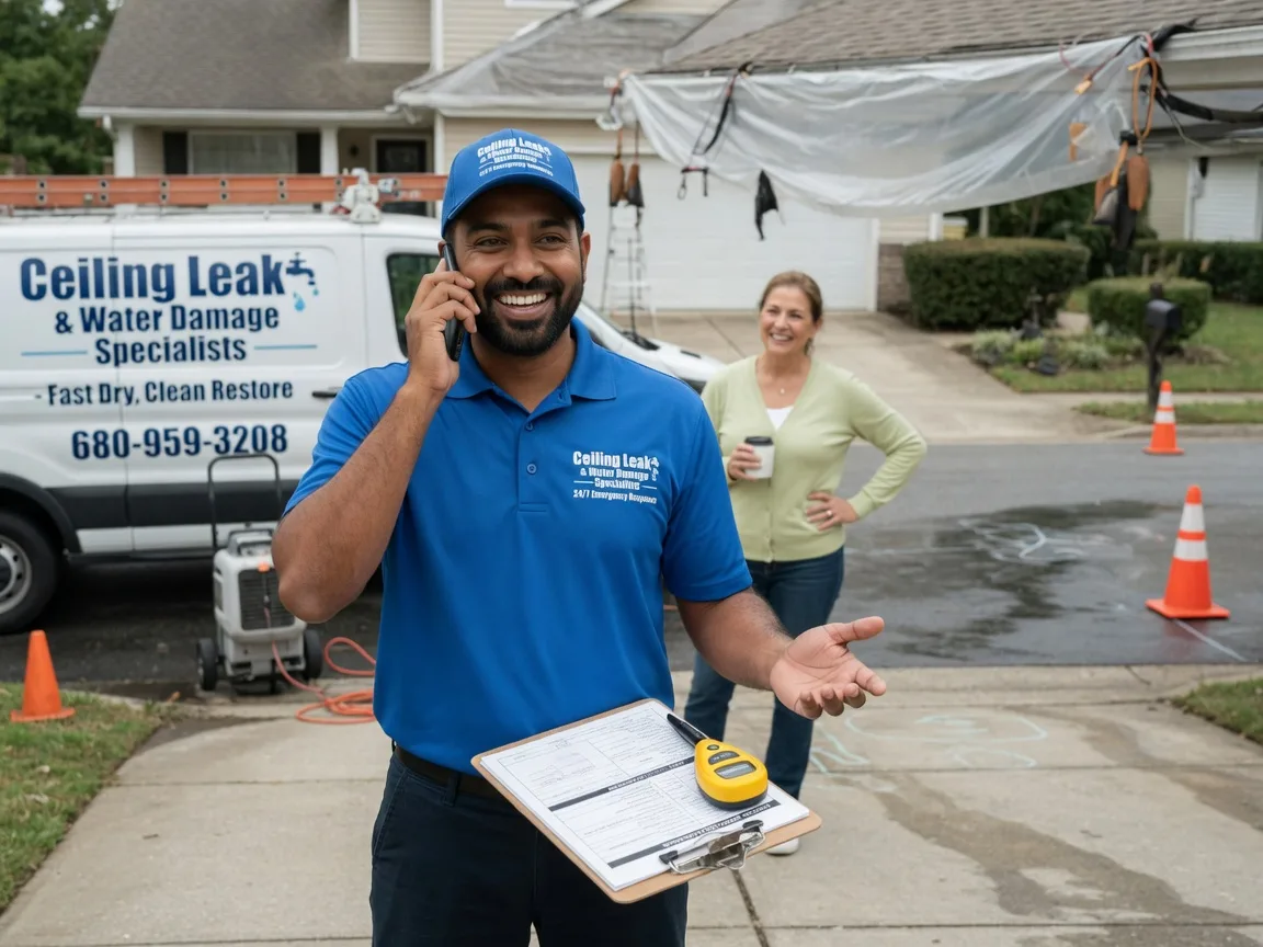 Ceiling Leak Cleanup Clinton, MO FAQs